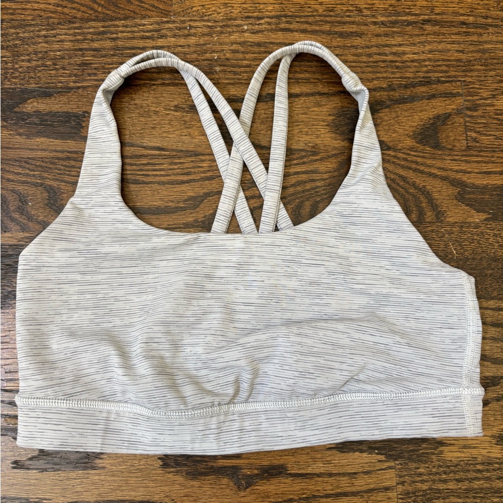 Lululemon Women's Energy Sports Bra - Gray